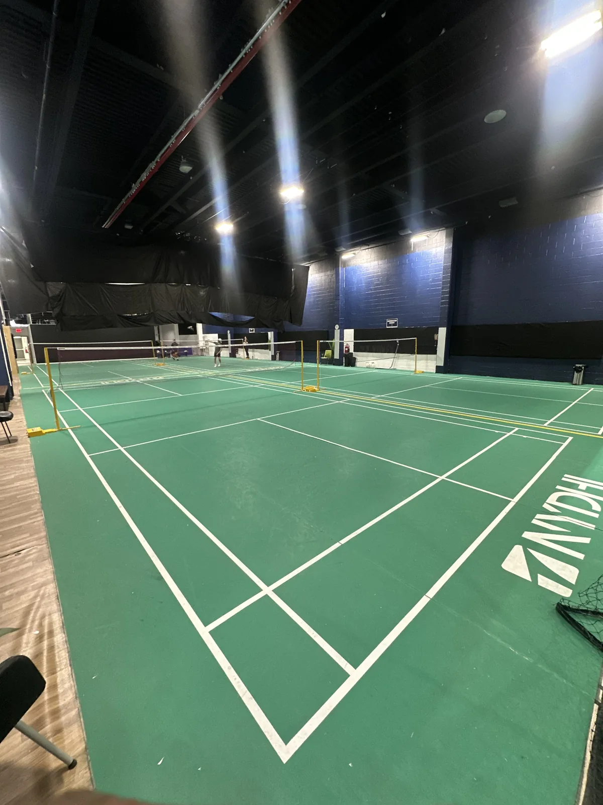 Indoor sports courts at a facility Great Job cleans weekly
